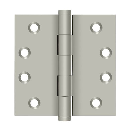 Deltana DSB415 4" x 4" Square Hinge; Satin Nickel Finish