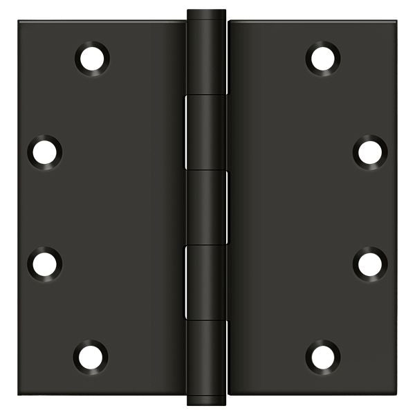 Deltana DSB5510B 5" x 5" Square Hinge; Oil Rubbed Bronze Finish