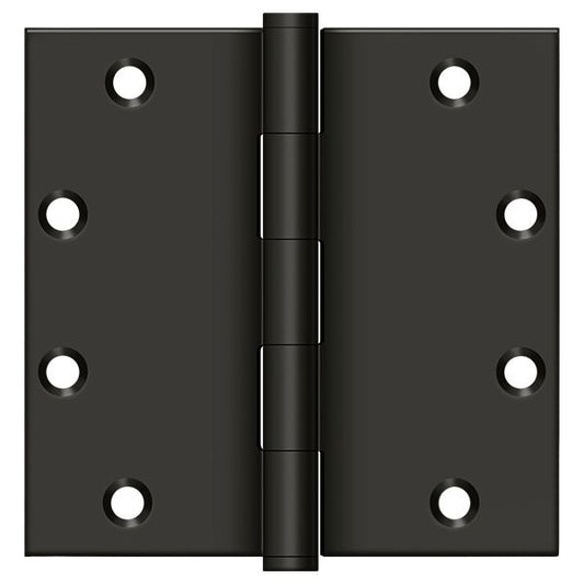 Deltana DSB5510B 5" x 5" Square Hinge; Oil Rubbed Bronze Finish