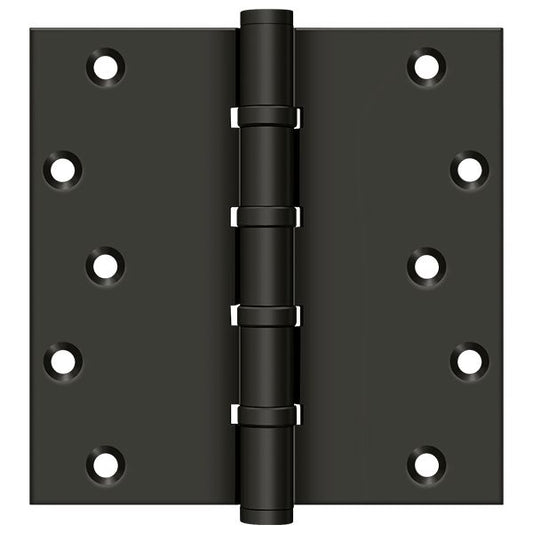 Deltana DSB66BB10B 6" X 6" Square Ball Bearing Hinge; Oil Rubbed Bronze Finish