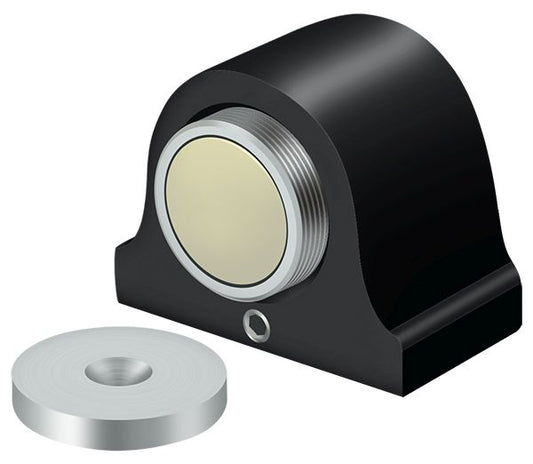 Deltana DSM125U19 Magnetic Dome Stop; Black Finish