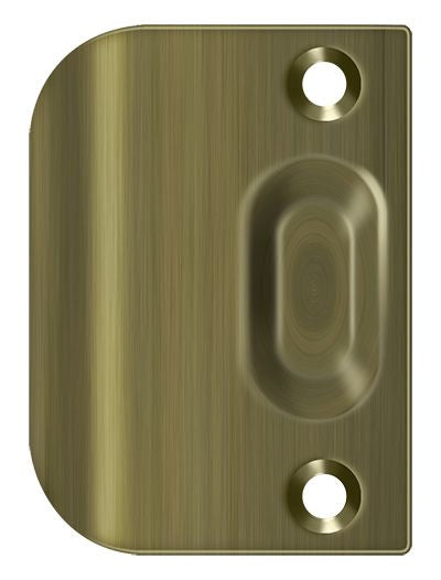 Deltana FLSP335U5 Full Lip Strike Plate; Antique Brass Finish