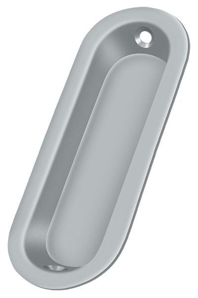 Deltana FP223U26D Flush Pull; Oblong; 3-1/2" x 11/4" x 5/16"; Satin Chrome Finish