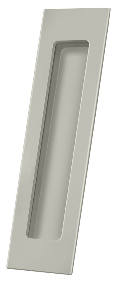 Deltana FP7178U15 Flush Pull; Rectangular; Solid Brass; 7" x 1-7/8" x 3/8"; Satin Nickel Finish