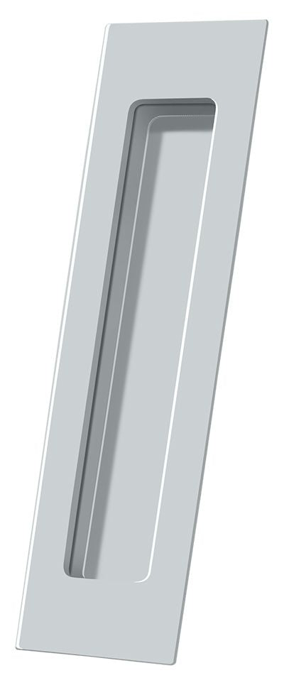 Deltana FP7178U26 Flush Pull; Rectangular; Solid Brass; 7" x 1-7/8" x 3/8"; Bright Chrome Finish