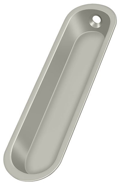 Deltana FP828U15 Flush Pull; 4" x 1" x 1/2"; Satin Nickel Finish