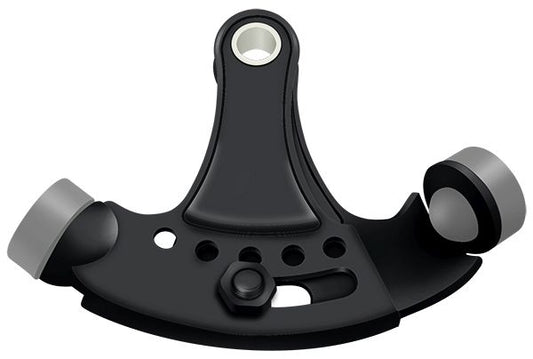 Deltana HPA69U19 Hinge Pin Stop; Hinge Mounted; Adjustable; Black Finish