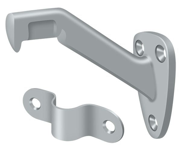 Deltana HRB325U26D Hand Rail Brackets; 3-5/16" Projection; Satin Chrome Finish