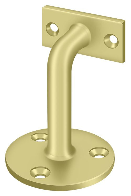 Deltana HRC253U3 Hand Rail Brackets; 3" Projection; Bright Brass Finish