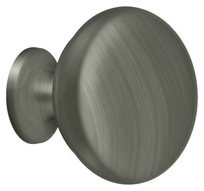 Deltana KR114U15A Knob Round Solid; Antique Nickel Finish