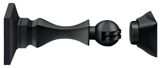 Deltana MDH35U19 Magnetic Door Holder 3-1/2"; Black Finish