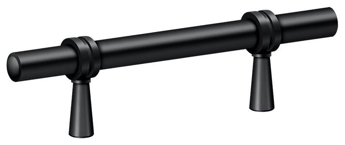Deltana P310U19 Adjustable Pull 4-3/4"; Black Finish