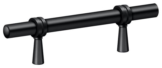 Deltana P310U19 Adjustable Pull 4-3/4"; Black Finish
