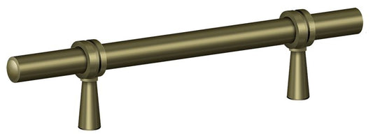 Deltana P311U5 Adjustable Pull 6-1/2"; Antique Brass Finish