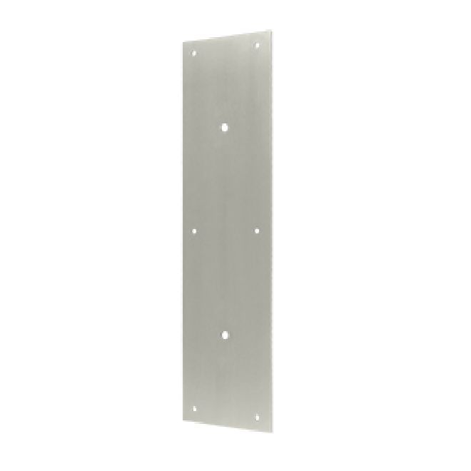 Deltana PPH3515U15 Push Plate 15" for 8" Door Pull; Satin Nickel Finish