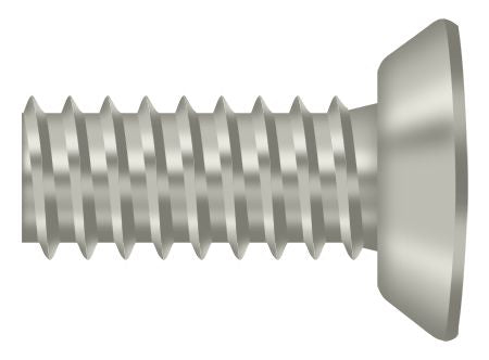 Deltana SCMS1005U15 Machine Screw; Steel; #10 x 1/2"; Satin Nickel Finish