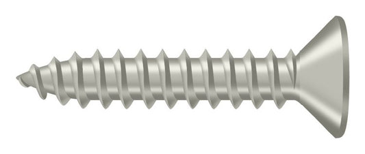 Deltana SCWB1010U15 Wood Screw; SB; #10 x 1"; Satin Nickel Finish