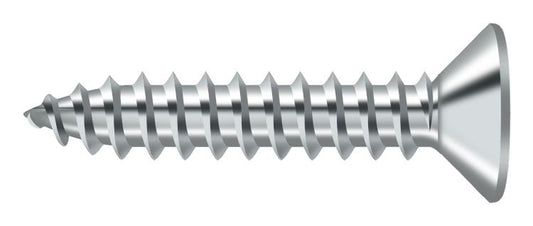 Deltana SCWB1010U26 Wood Screw; SB; #10 x 1"; Bright Chrome Finish