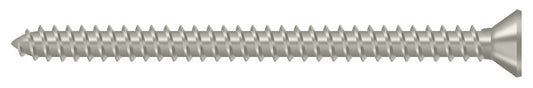 Deltana SCWS925U15 Wood Screw; Steel; #9 x 2-1/2"; Satin Nickel Finish