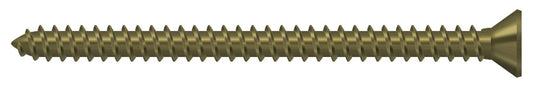 Deltana SCWS925U5 Wood Screw; Steel; #9 x 2-1/2"; Antique Brass Finish