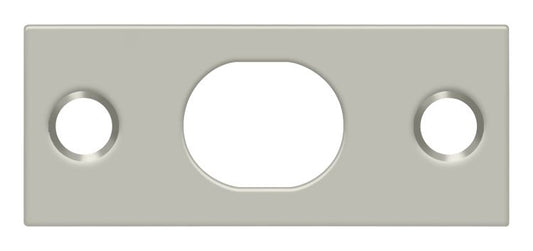 Deltana SP12EFB15 Strike Plate For Extension Flush Bolt; Satin Nickel Finish