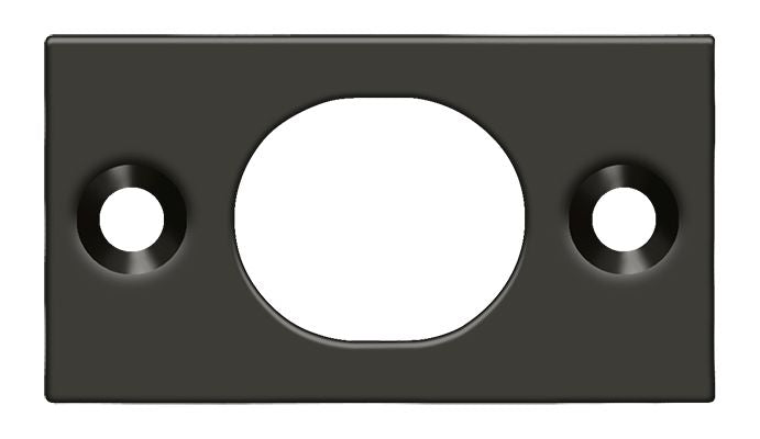 Deltana SP6FBU10B Strike Plate For 6" Flush Bolt; Oil Rubbed Bronze Finish