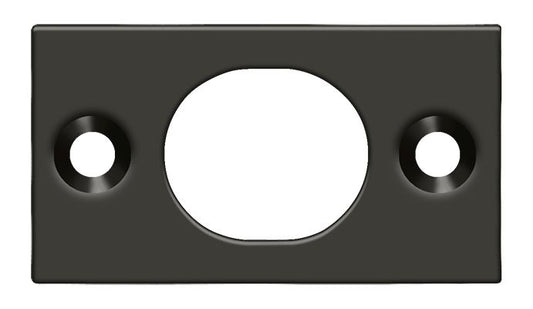 Deltana SP6FBU10B Strike Plate For 6" Flush Bolt; Oil Rubbed Bronze Finish