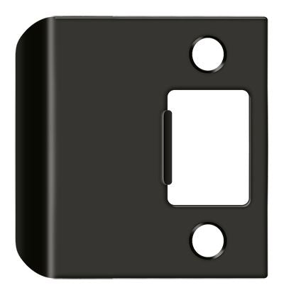 Deltana SPE225U10B Extended Lip Strike Plate; 2-1/4" Overall; Oil Rubbed Bronze Finish