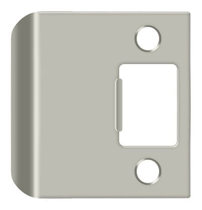 Deltana SPE225U15 Extended Lip Strike Plate; 2-1/4" Overall; Satin Nickel Finish