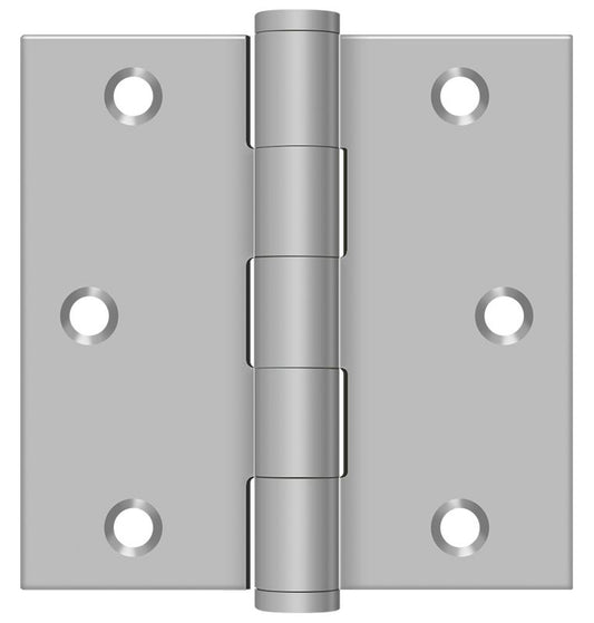 Deltana SS33U32D 3" x 3" Square Hinge; Satin Stainless Steel Finish