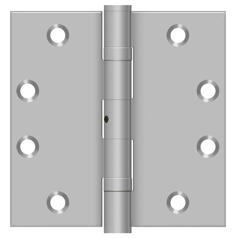 Deltana SS45NBU32D 4-1/2" x 4-1/2" Square Hinge; Satin Stainless Steel Finish