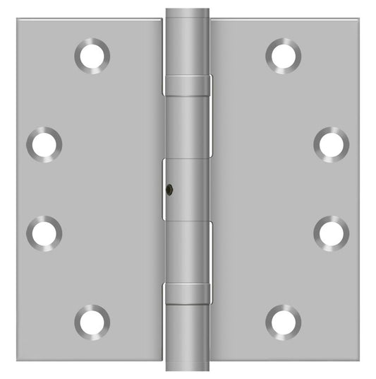 Deltana SS45NBU32D 4-1/2" x 4-1/2" Square Hinge; Satin Stainless Steel Finish