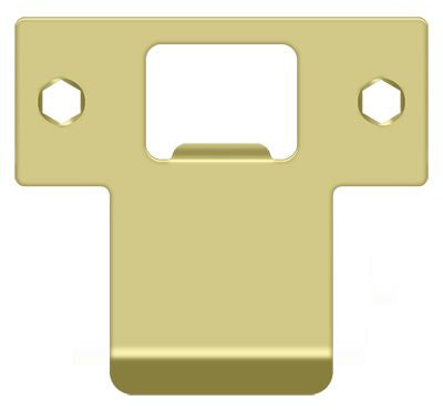 Deltana TSPE250U3 Extended T-Strike (2-3/4" x 2-1/2" ); Bright Brass Finish