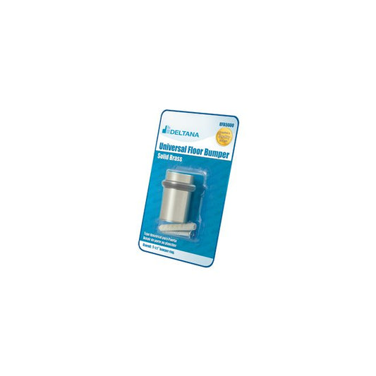 Deltana UFB5000BP15 Universal Floor Bumper Blister Pack; 2"; Satin Nickel Finish