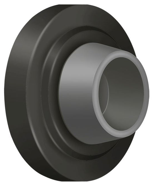 Deltana WB238U10B Concave Flush Bumper 2-3/8" Diameter; Oil Rubbed Bronze Finish